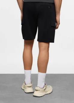 Pantaloncini cargo in felpa di cotone uomo