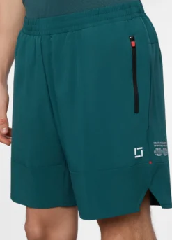 Pantaloncini sportivi in tessuto tecnico uomo