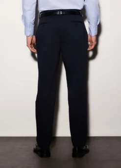 Pantalone chino regular fit in cotone stretch uomo