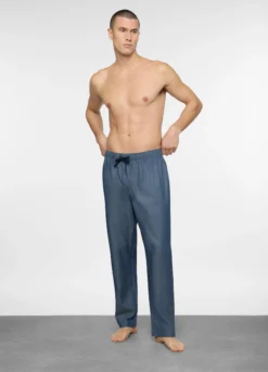 Pantalone pigiama in tela di cotone uomo
