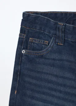 Pantaloni cargo in denim di puro cotone ragazzo
