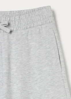Pantaloni cargo in french terry di puro cotone ragazza