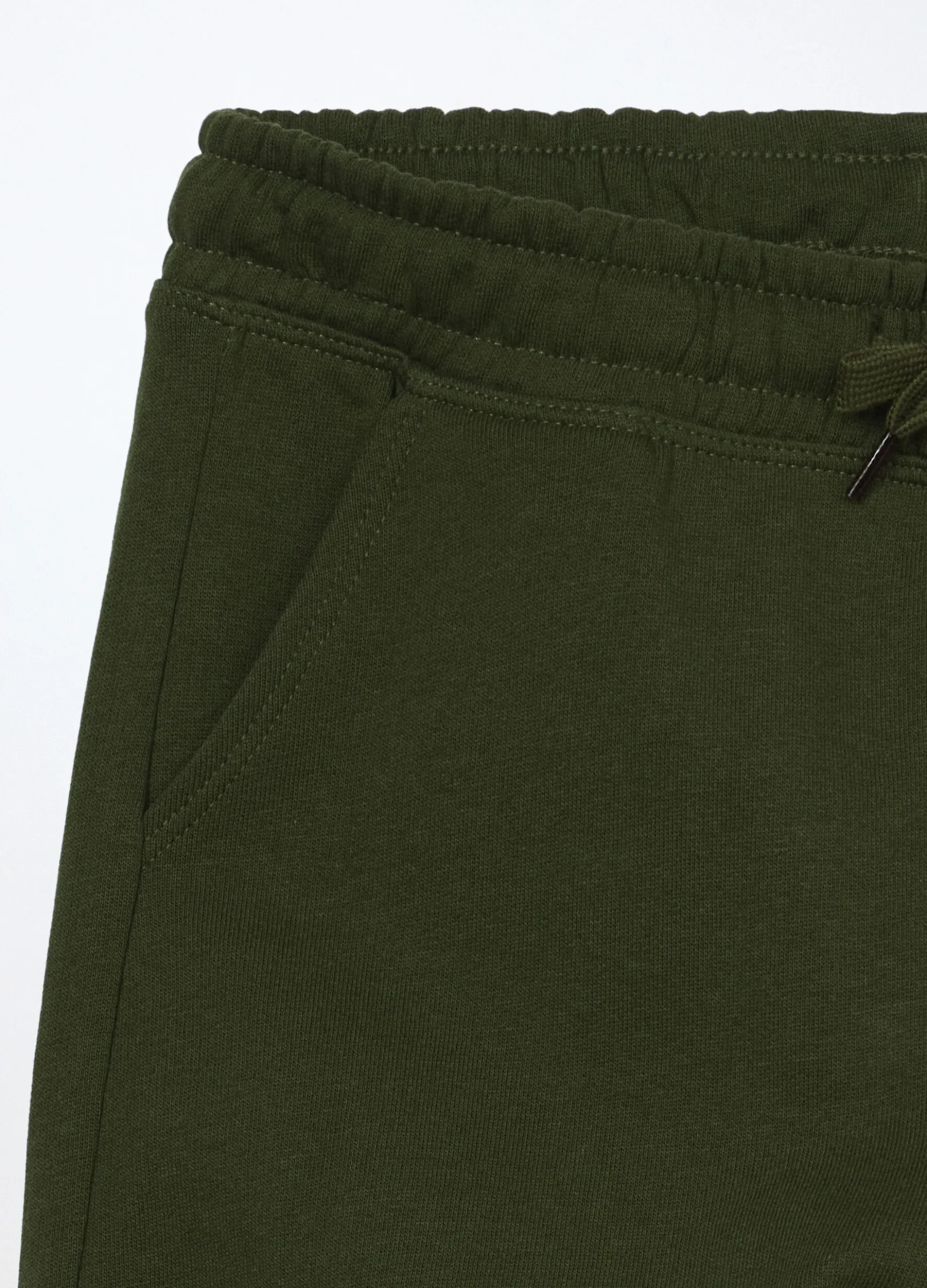Pantaloni cargo in french terry di puro cotone ragazzo