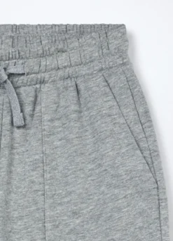 Pantaloni cargo in misto cotone fleece ragazza