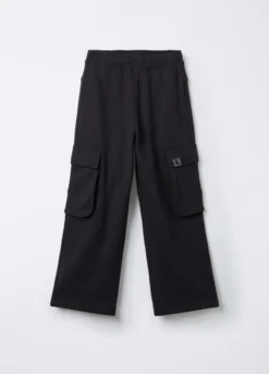 Pantaloni cargo in puro cotone garzato Fit Regular ragazzo