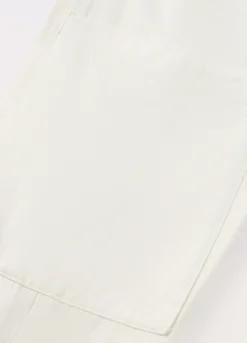 Pantaloni cargo in twill di puro cotone ragazza