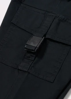 Pantaloni cargo in twill di cotone stretch ragazzo
