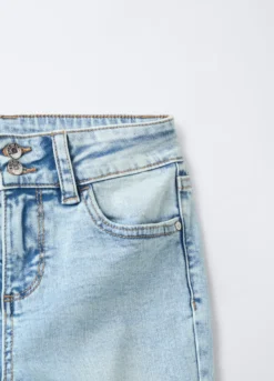 Pantaloni in denim di cotone stretch Flare Fit ragazza