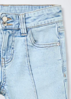 Pantaloni in denim di cotone stretch Flare Fit ragazza