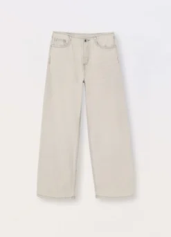 Pantaloni in denim di misto cotone ragazza