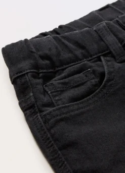 Pantaloni in denim di misto cotone stretch bambino
