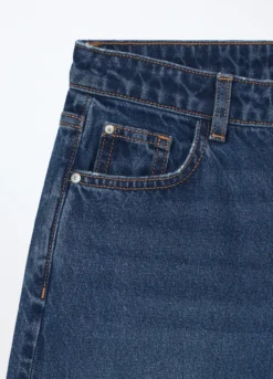 Pantaloni in denim di puro cotone ragazza