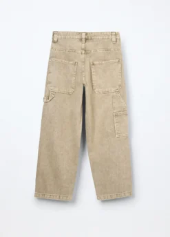 Pantaloni in denim di puro cotone ragazzo