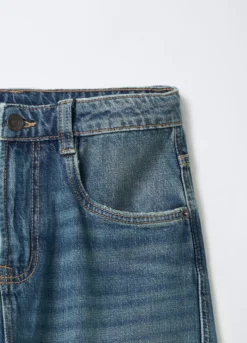 Pantaloni in denim di puro cotone Skater Fit ragazzo