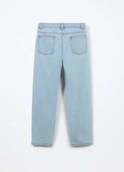 Pantaloni in denim misto cotone ragazzo