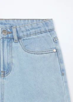 Pantaloni in denim misto cotone ragazzo
