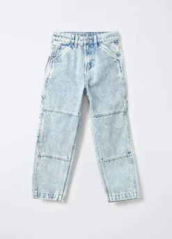 Pantaloni in denim misto cotone Fit Comfort ragazzo