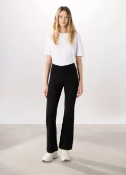 Pantaloni in denim misto cotone donna