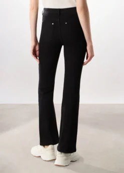 Pantaloni in denim misto cotone donna