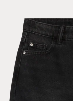 Pantaloni in denim misto cotone ragazza