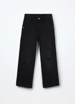 Pantaloni in denim misto cotone ragazzo
