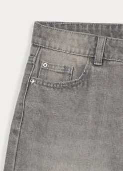 Pantaloni in denim misto cotone ragazza