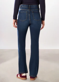 Pantaloni in denim stretch misto cotone donna