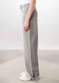 Pantaloni wide leg ripped donna