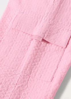 Pantaloni cargo in puro cotone neonata