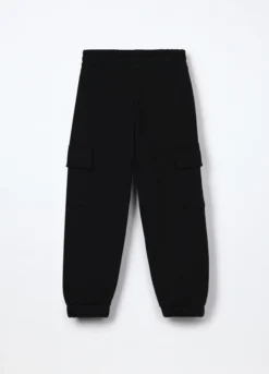 Pantaloni cargo misto cotone bambina