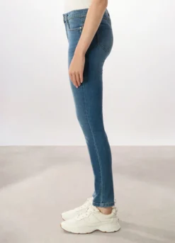 Pantaloni in cotone stretch donna