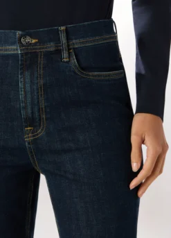 Pantaloni in denim di cotone stretch donna