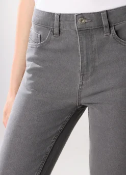 Pantaloni in denim misto cotone donna