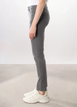 Pantaloni in denim misto cotone donna
