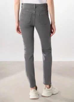 Pantaloni in denim misto cotone donna
