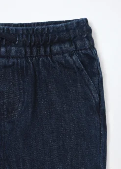 Pantaloni in denim misto cotone neonato
