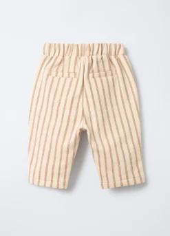 Pantaloni in felpa misto cotone neonato