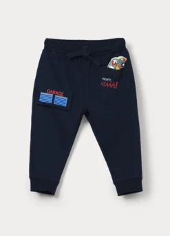 Pantaloni in french terry di puro cotone bimbo