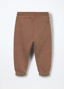 Pantaloni in french terry di puro cotone neonato