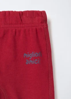 Pantaloni in misto cotone garzato Fit Regular bimbo