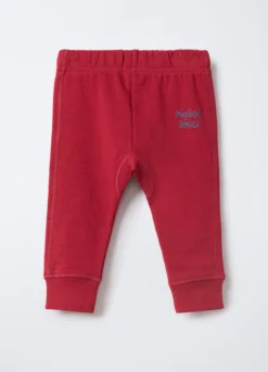 Pantaloni in misto cotone garzato Fit Regular bimbo