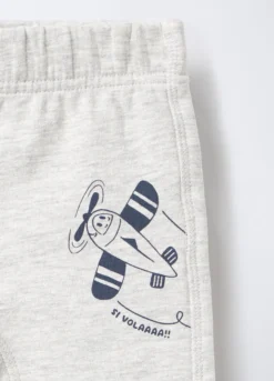Pantaloni in misto cotone garzato Fit Regular bimbo