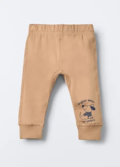 Pantaloni in misto cotone garzato Fit Regular bimbo