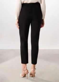 Pantaloni in punto Milano misto viscosa donna