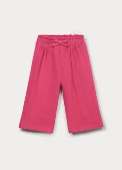 Pantaloni in puro cotone bimba