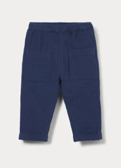 Pantaloni in puro cotone bimbo