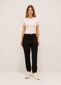 Pantaloni in twill donna