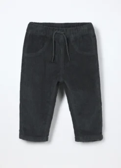 Pantaloni in velluto a coste di cotone stretch neonato