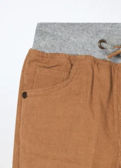 Pantaloni in velluto a coste di puro cotone neonato