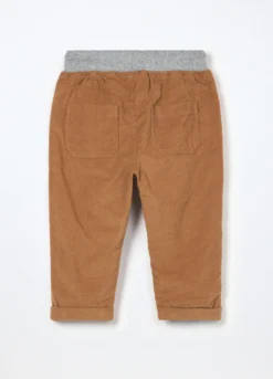 Pantaloni in velluto a coste di puro cotone neonato